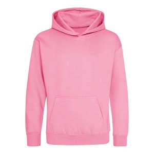 AWDis kapucnis gyerekpulver, Candyfloss Pink (pulver)