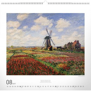 Falinaptr Claude Monet 2024, 48  56 cm (naptr)