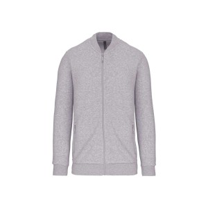 Kariban cipz�ros pul�ver, Oxford Grey