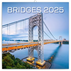 Lemeznaptr Bridges 2024, 30  30 cm (naptr)