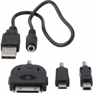 Napelemes tlt, fekete (powerbank)