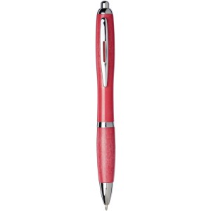 Nash szalma golystoll krm kiegsztvel, pink (fa, bambusz, karton golystoll)