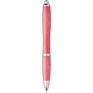 Nash szalma golystoll krm kiegsztvel, pink (fa, bambusz, karton golystoll)