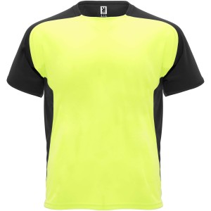 Roly Bugatti r�vid ujj� uniszex sportp�l�, Fluor Yellow, Black
