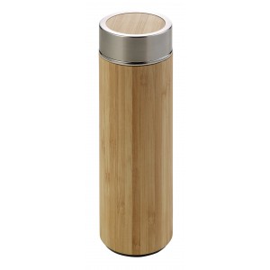 Bambusz termosz, 420 ml, barna (termosz)