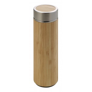 Bambusz termosz, 420 ml, barna (termosz)