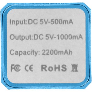 Volt alu powerbank, 2200 mAh, vilgoskk (powerbank)
